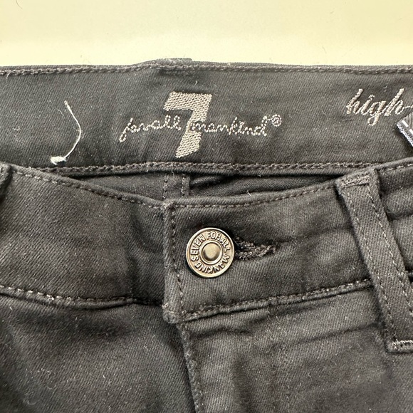 COPY - NWOT 7 For All Mankind Ali jeans in black, size 27. - Picture 7 of 11